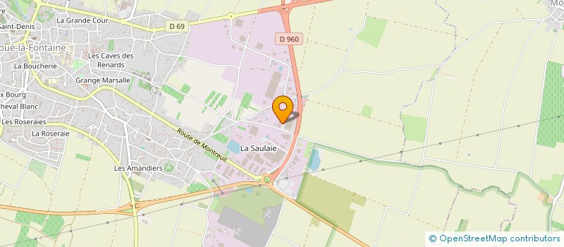 localisation de l'entreprise JLF INDUSTRIE  DOUE-EN-ANJOU