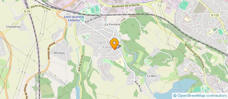 localisation de l'entreprise JLF KART à SAINT-QUENTIN-FALLAVIER