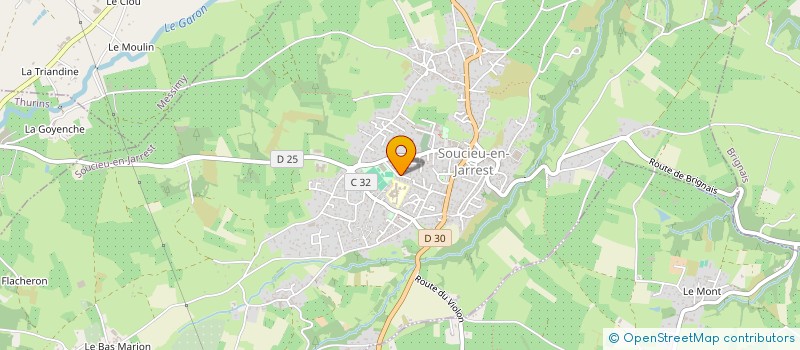 localisation de l'entreprise JLFT  SOUCIEU-EN-JARREST