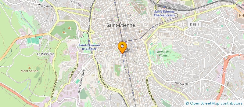 localisation de l'entreprise JLG à SAINT-ETIENNE