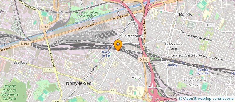 localisation de l'entreprise JLG à NOISY-LE-SEC