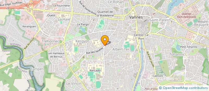 localisation de l'entreprise JLG à VANNES