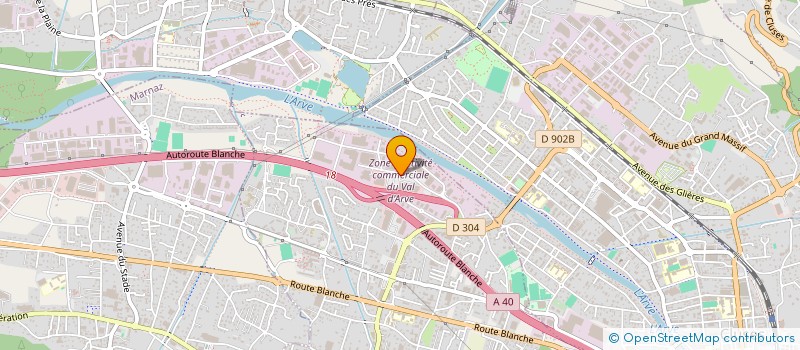 localisation de l'entreprise JLG à SCIONZIER