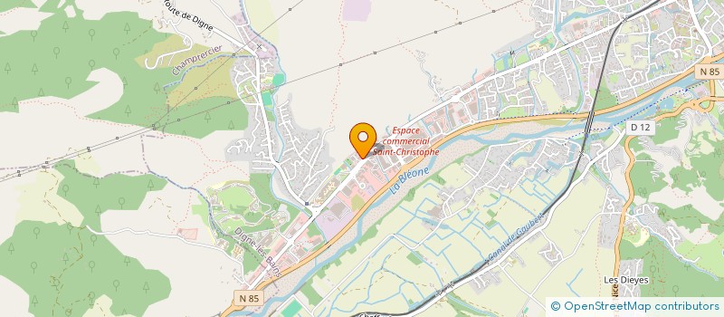 localisation de l'entreprise JLG à DIGNE-LES-BAINS