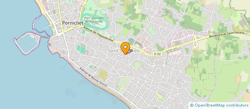 localisation de l'entreprise JLG ARTISAN PEINTRE à PORNICHET