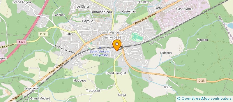 localisation de l'entreprise JLG.C  SAINT-VINCENT-DE-TYROSSE