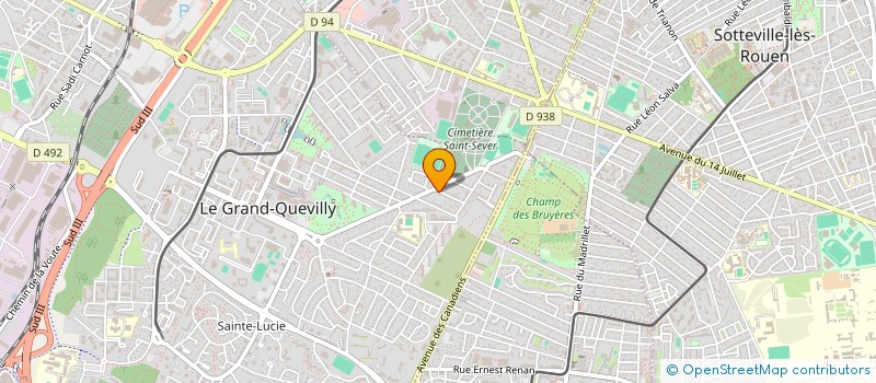 localisation de l'entreprise JLG CONCEPT  LE GRAND-QUEVILLY