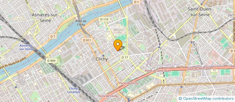 localisation de l'entreprise JLG CONCEPT à CLICHY