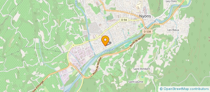 localisation de l'entreprise JLG DISTRIBUTION à NYONS