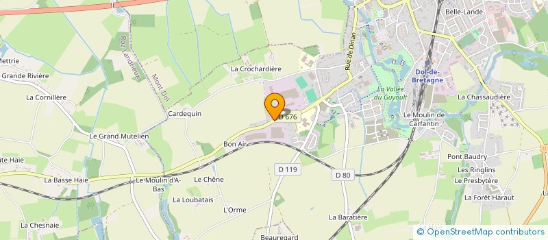 localisation de l'entreprise JLG DOL  DOL-DE-BRETAGNE