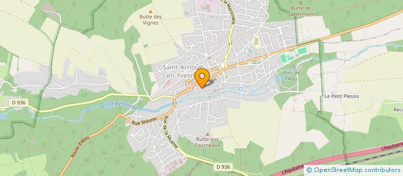 localisation de l'entreprise JLG FORMATIONS à SAINT-ARNOULT-EN-YVELINES