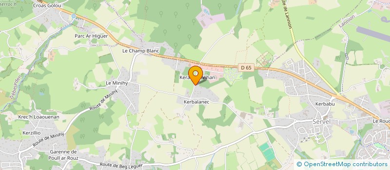 localisation de l'entreprise JLG-IMMO  LANNION