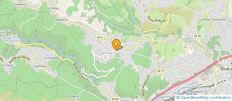 localisation de l'entreprise JLG IMMO  GENILAC