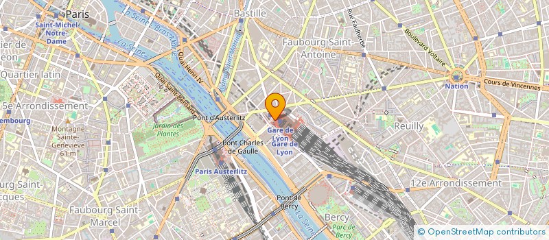 localisation de l'entreprise JLG/PEREIRA  PARIS