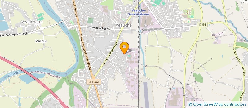 localisation de l'entreprise JLGF  VEAUCHE