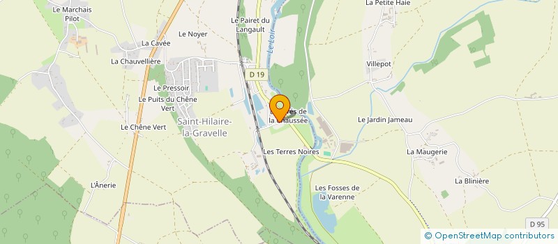 localisation de l'entreprise JLGH IMMOBILIER  SAINT-HILAIRE-LA-GRAVELLE