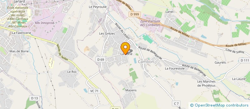 localisation de l'entreprise JLGM  CAMBON