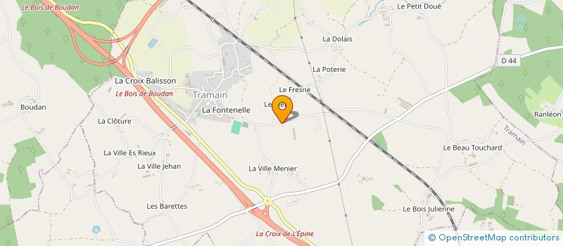 localisation de l'entreprise JLGM  TRAMAIN