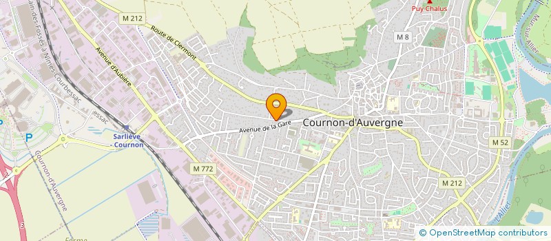 localisation de l'entreprise JLGP  COURNON-D'AUVERGNE