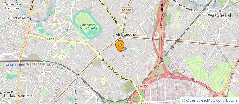 localisation de l'entreprise JLGV à MARCQ-EN-BARŒUL