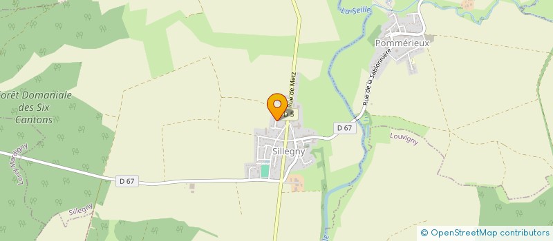 localisation de l'entreprise JLH  SILLEGNY
