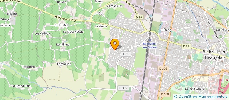 localisation de l'entreprise JLH CONSEILS à BELLEVILLE-EN-BEAUJOLAIS