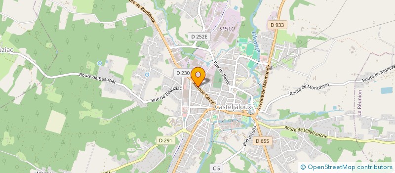 localisation de l'entreprise JLH ET ASSOCIES  CASTELJALOUX