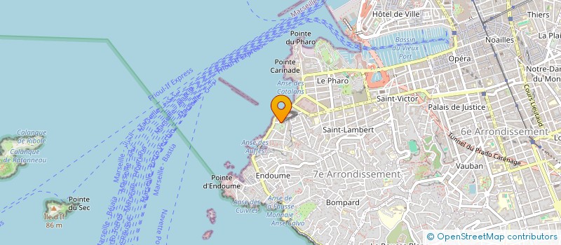 localisation de l'entreprise JLH FREGIER  MARSEILLE 7EME