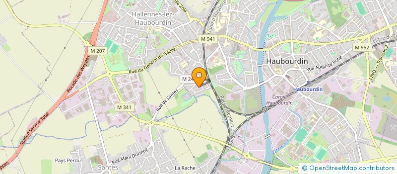 localisation de l'entreprise JLH INVESTISSEMENT  HAUBOURDIN