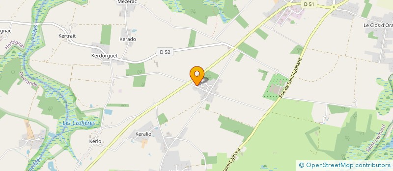 localisation de l'entreprise JLH PEINTURE ET DECORATION  SAINT-LYPHARD