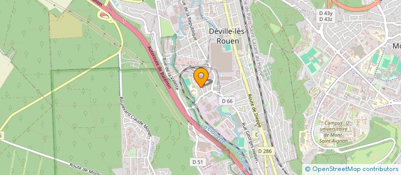 localisation de l'entreprise JLH76  DEVILLE-LES-ROUEN