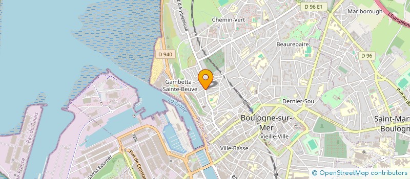 localisation de l'entreprise JLI  BOULOGNE-SUR-MER