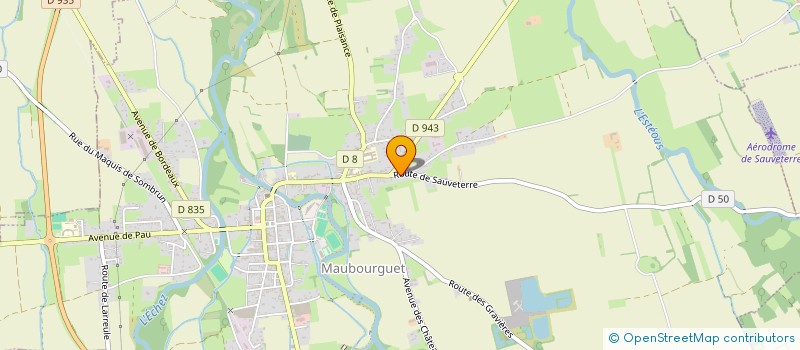localisation de l'entreprise JLI DIFFUSION à MAUBOURGUET