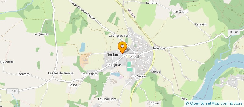 localisation de l'entreprise JLITE  ARZAL