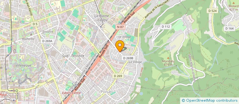 localisation de l'entreprise JLJ  SAINT-MARTIN-D'HERES