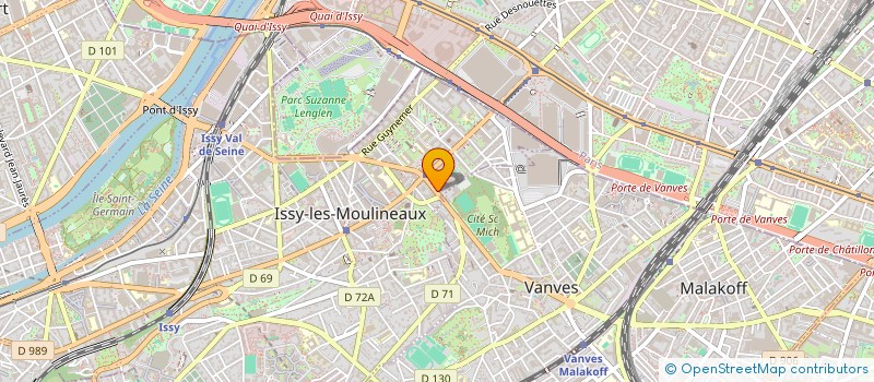 localisation de l'entreprise JLJ à ISSY-LES-MOULINEAUX