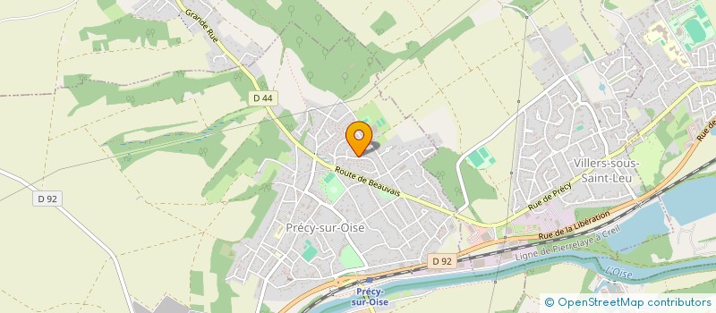 localisation de l'entreprise JLJ  PRECY-SUR-OISE