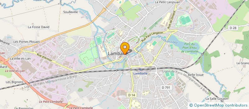 localisation de l'entreprise JLJ AZUR à LAMBALLE-ARMOR