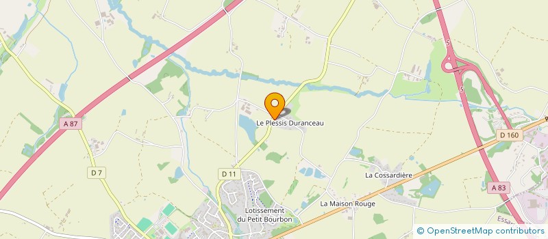 localisation de l'entreprise JLJ CHEVRIER SARL à ESSARTS-EN-BOCAGE