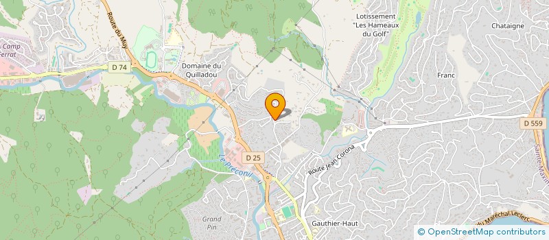 localisation de l'entreprise JLJ CONSULTING  SAINTE-MAXIME