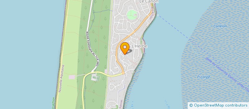 localisation de l'entreprise JLJ IMMOBILIER  LEGE-CAP-FERRET