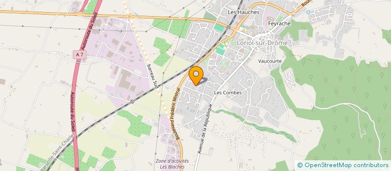 localisation de l'entreprise JLJ MARTIN  LORIOL-SUR-DROME