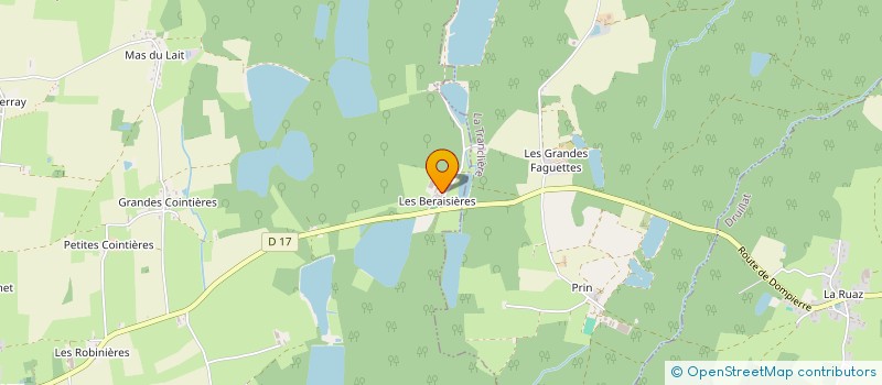 localisation de l'entreprise JLJ MDB à DOMPIERRE-SUR-VEYLE