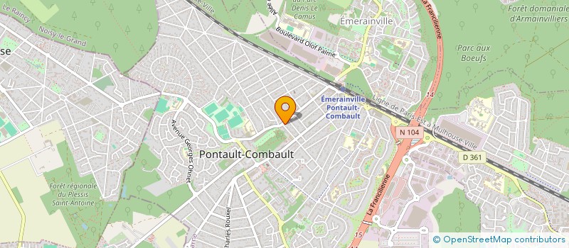 localisation de l'entreprise JLJM à PONTAULT-COMBAULT