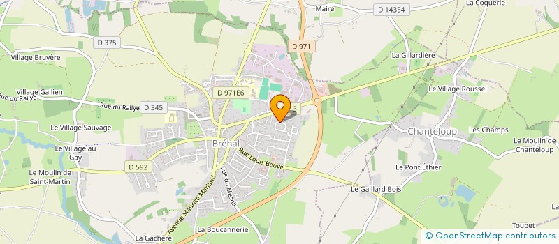 localisation de l'entreprise JLJPV  BREHAL