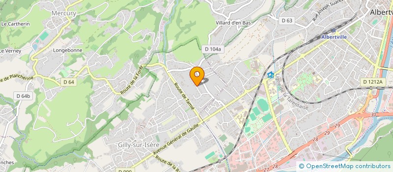 localisation de l'entreprise JLK & CO  GILLY-SUR-ISERE