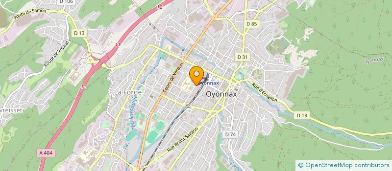 localisation de l'entreprise JLK HOLDING à OYONNAX