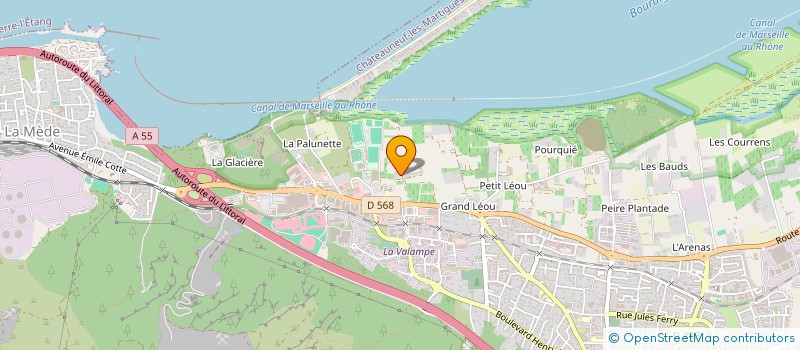 localisation de l'entreprise JLK MACONNERIE  CHATEAUNEUF-LES-MARTIGUES