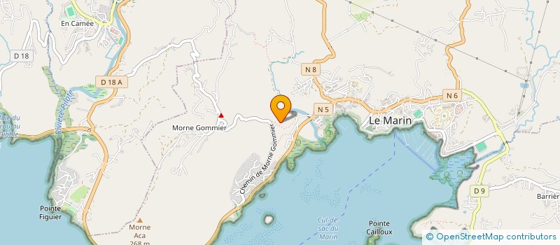 localisation de l'entreprise JLK PLOMBERIE ET RENOVATION à LE MARIN