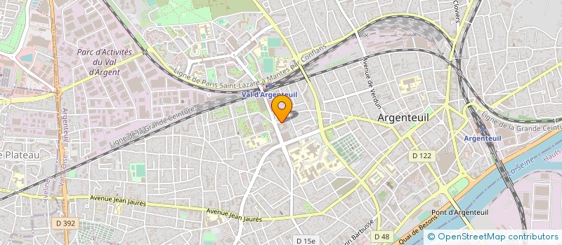 localisation de l'entreprise JLK TRANSPORT  ARGENTEUIL